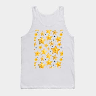 Stars Watercolor Pattern #1 Tank Top